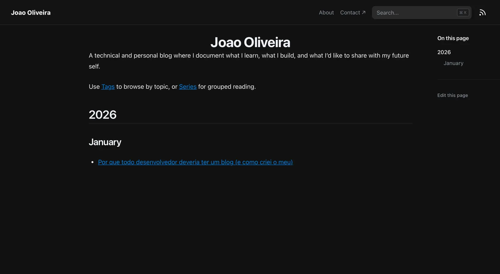 Blog deployed on Netlify